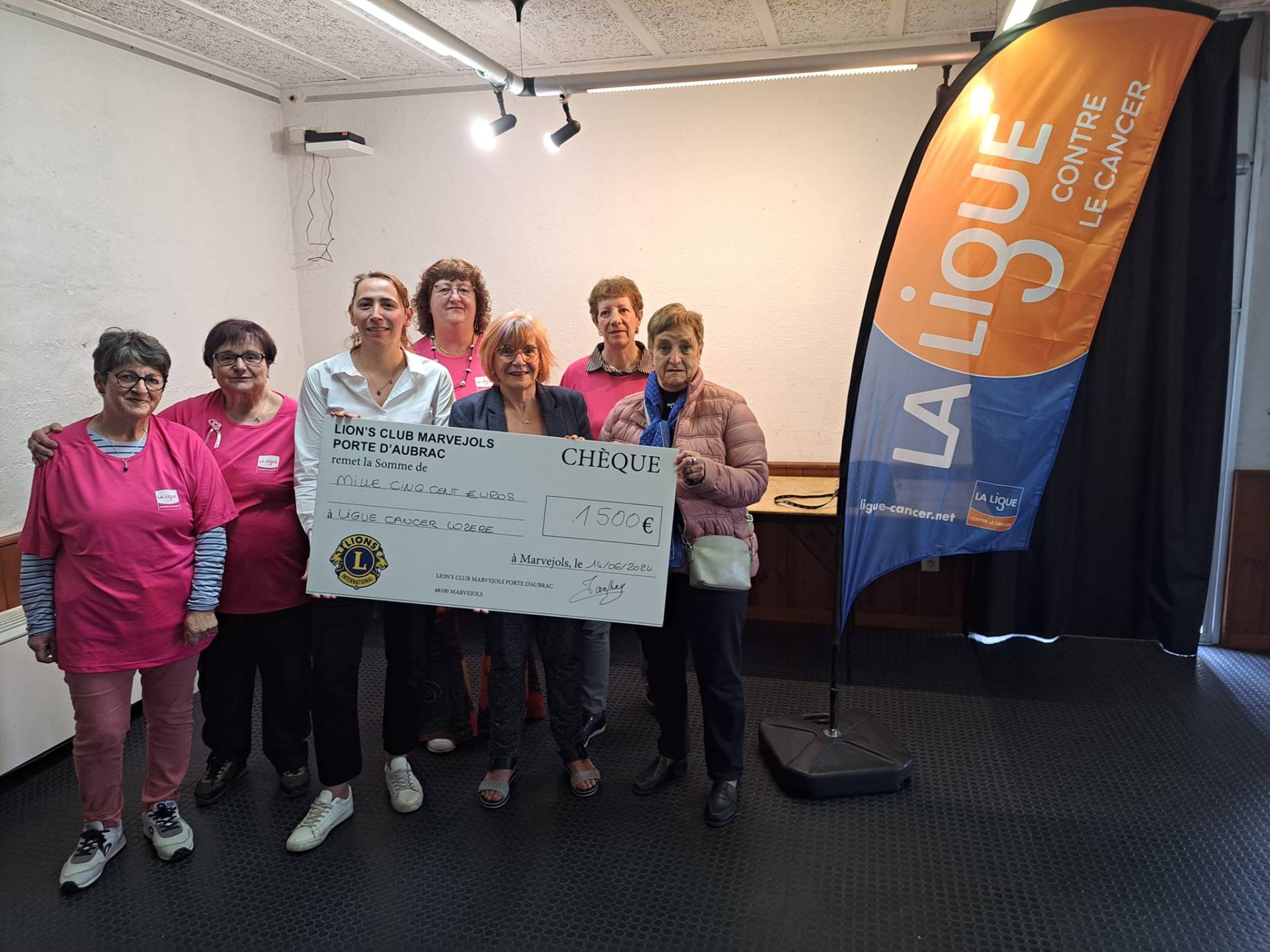 Don : Lions Club de Marvejols Porte d'Aubrac