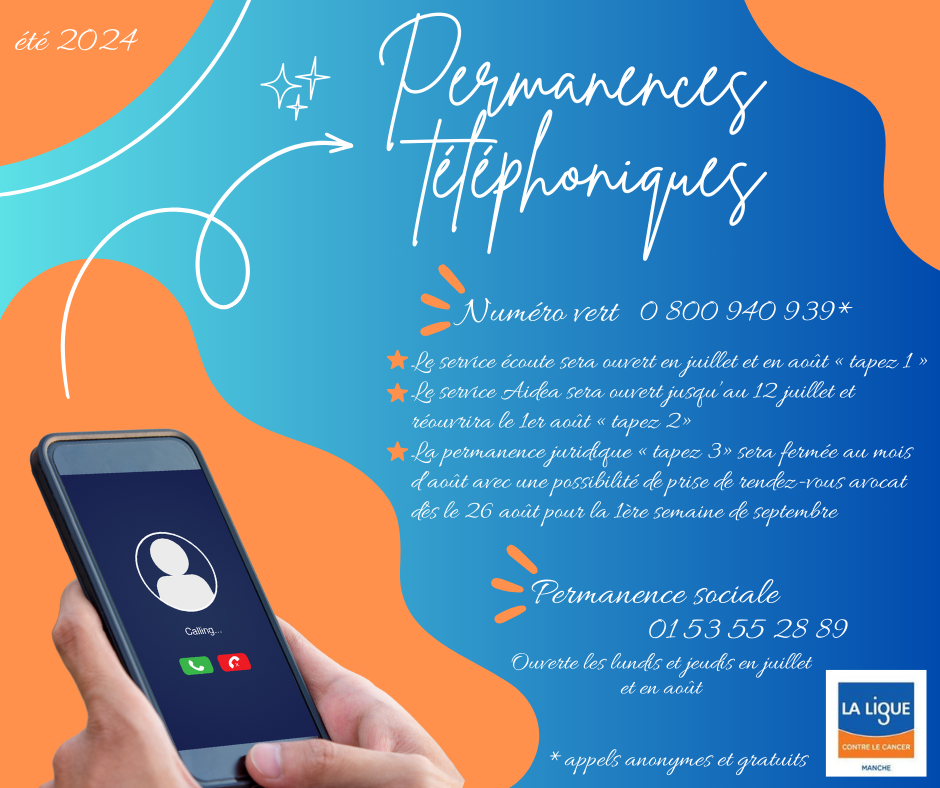 permanences téléphoniques 