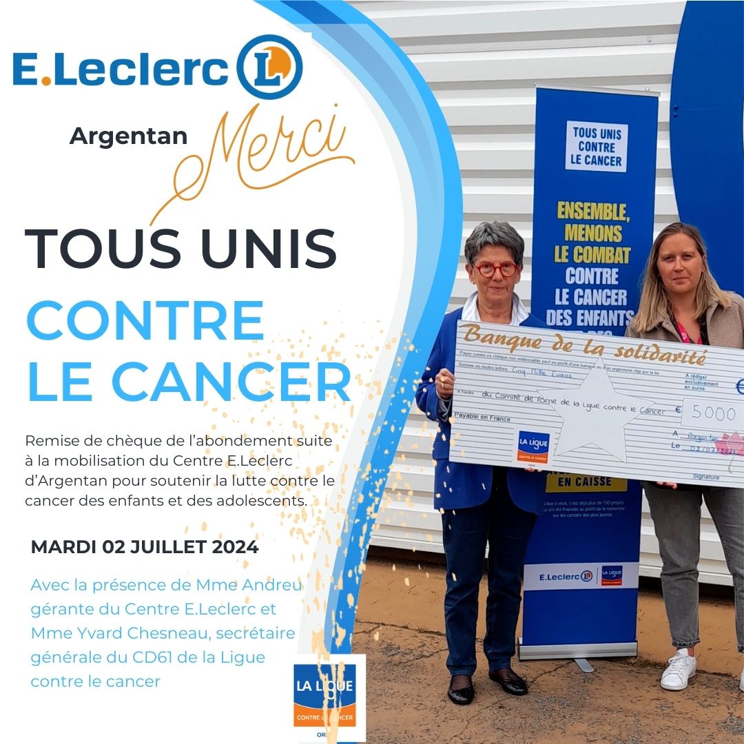 tous unis cancer -leclerc