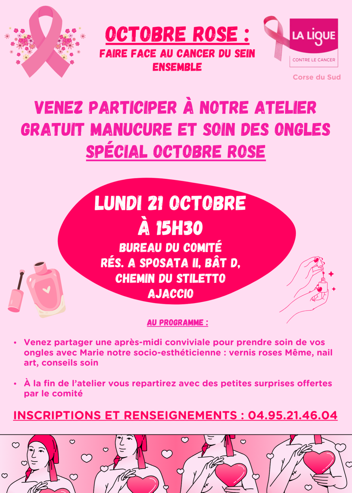 affiche manucure 2024