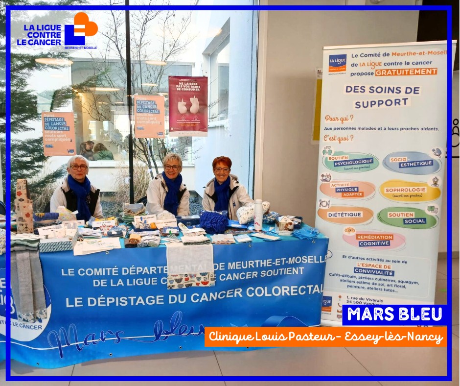 Mars Bleu à la Clinique Louis Pasteur