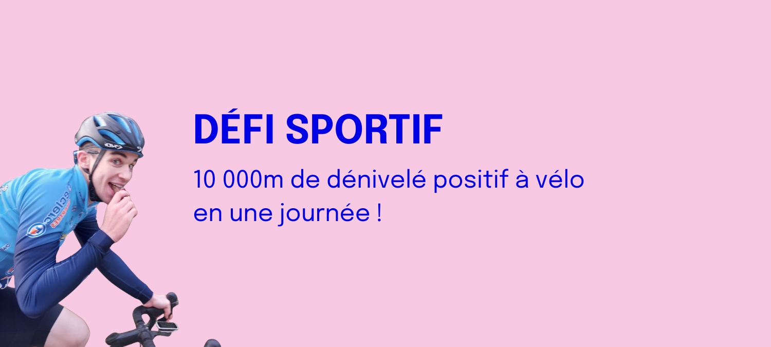 Défi sportif à vélo