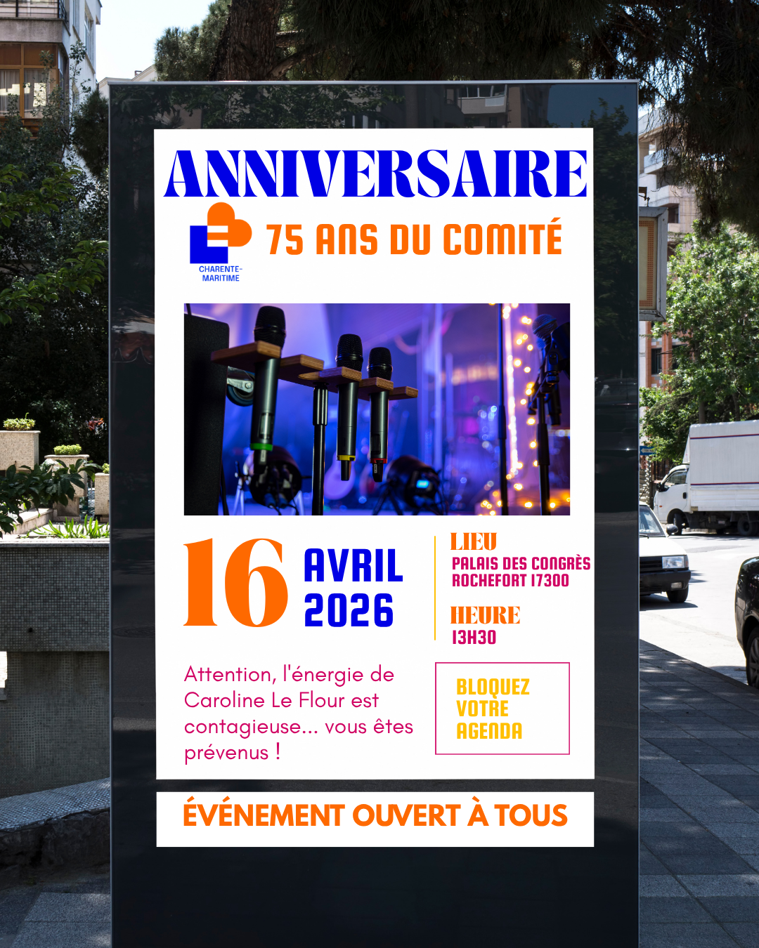 75 ANS DU COMITÉ - INVITATION OUVERTE À TOUS 