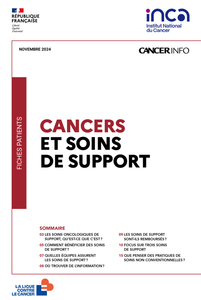 Brochure - Cancers et soins de support