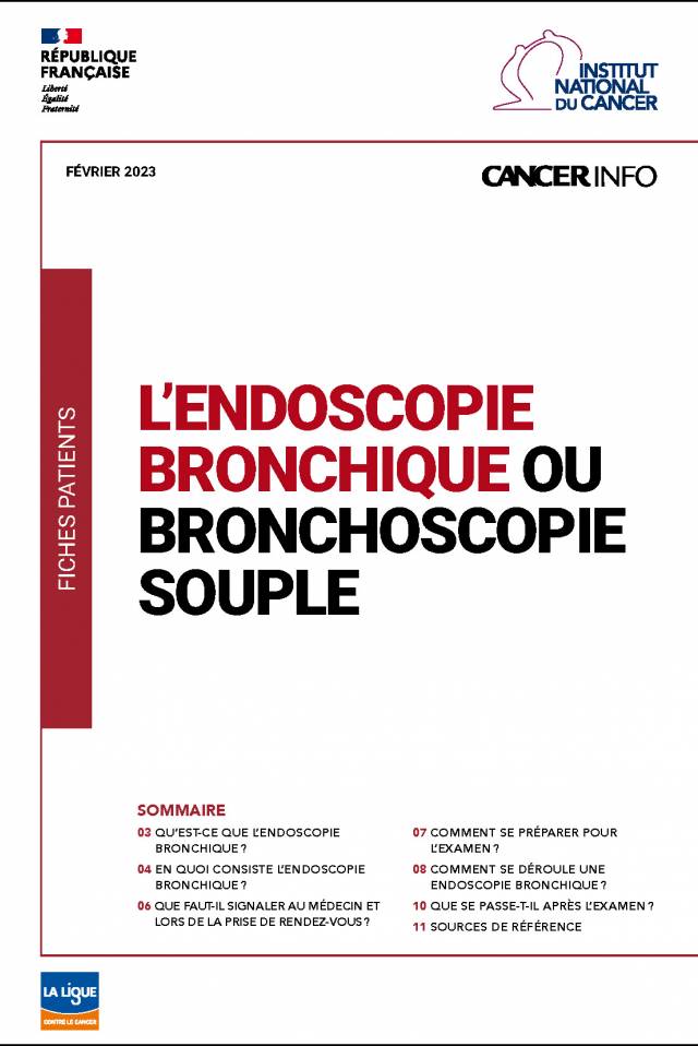 Brochure - L’endoscopie bronchique ou bronchoscopie souple