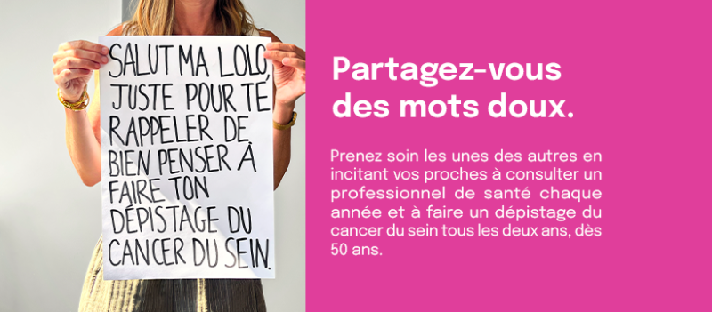 Partagez vous des mots doux