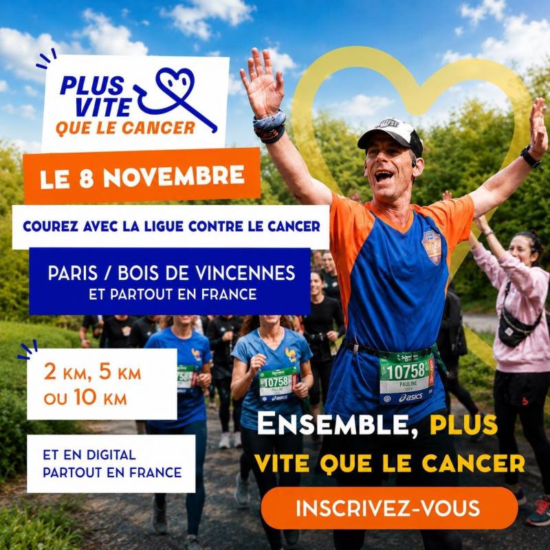 plus vite que le cancer inscrivez-vous