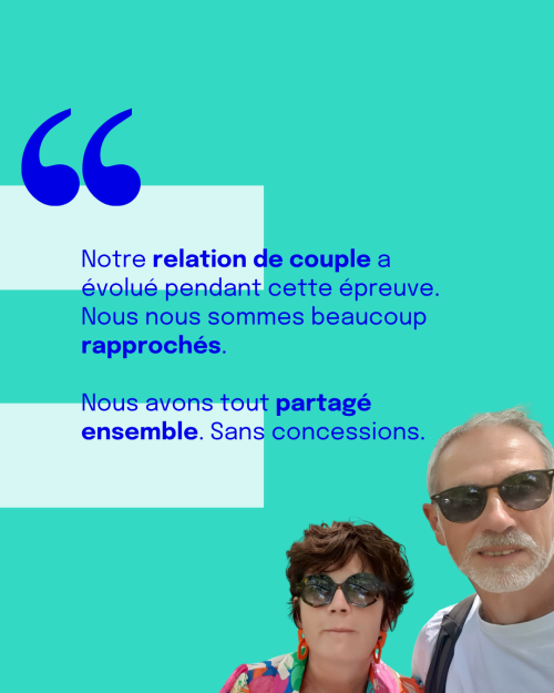 Pierre et Karine proche aidant cancer