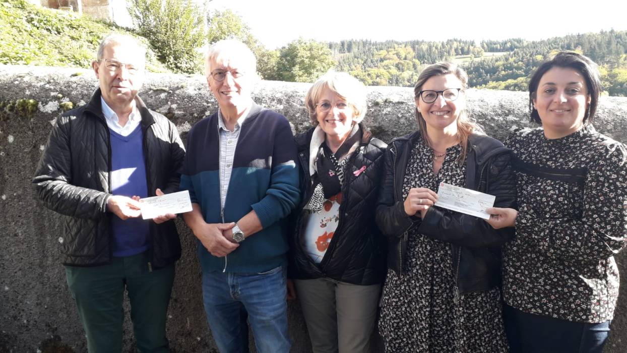 Remise de chèque - Marche de Graix