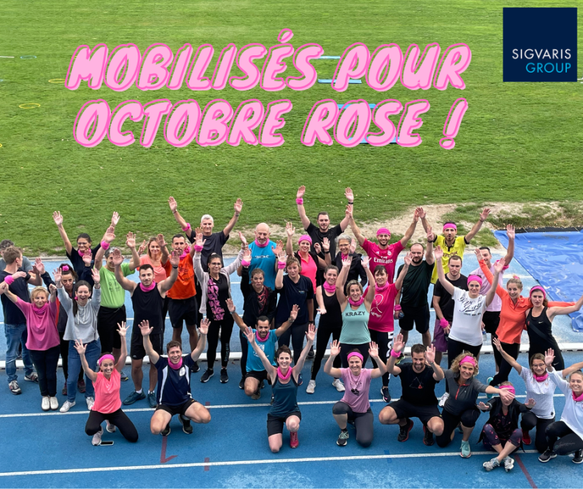 Sigvaris mobilisé pour Octobre Rose