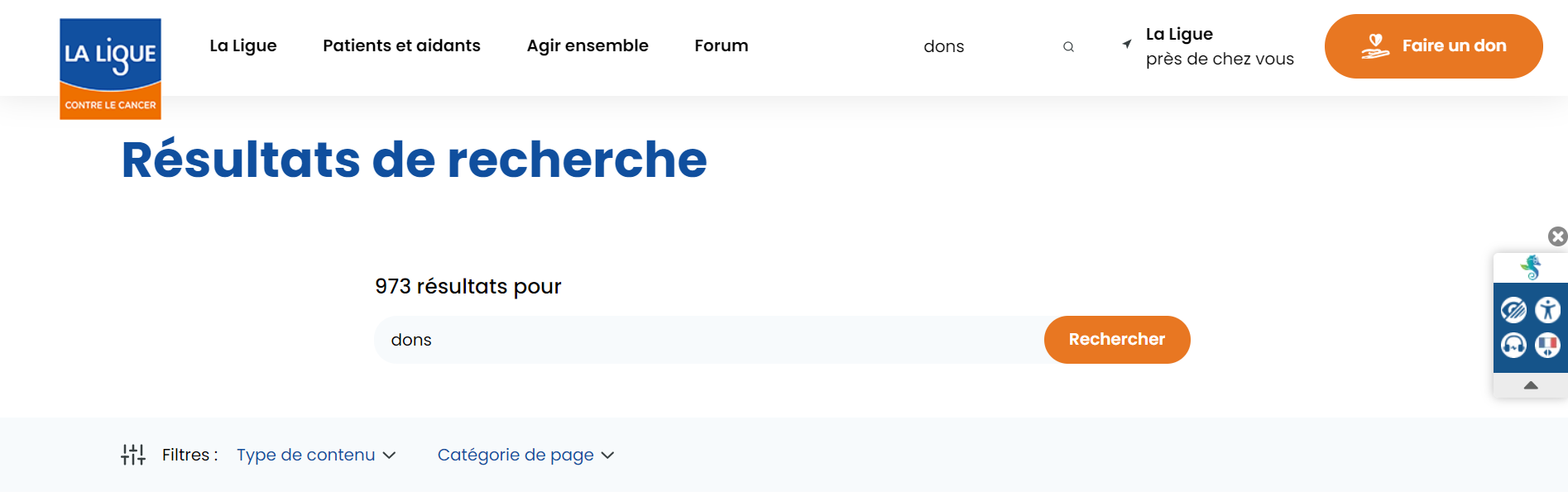 recherche par mot-clé