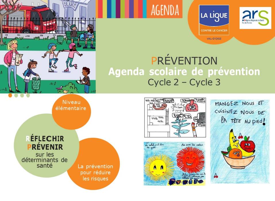 Les dessins fait par les enfants pour l'Agenda 2023-2024