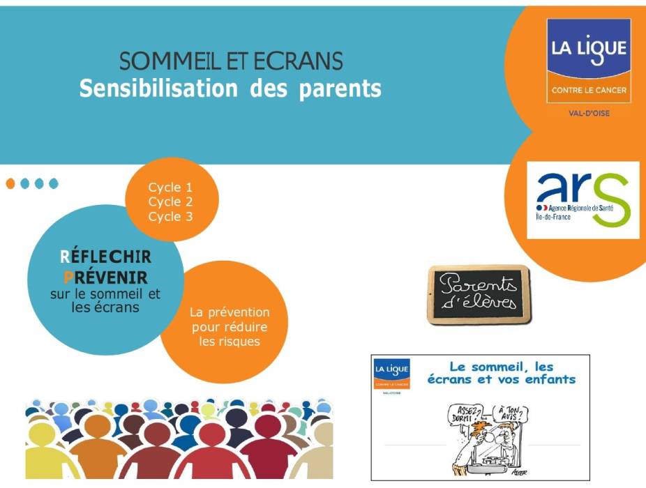 Tableau de classe, caricature sur le sommeil