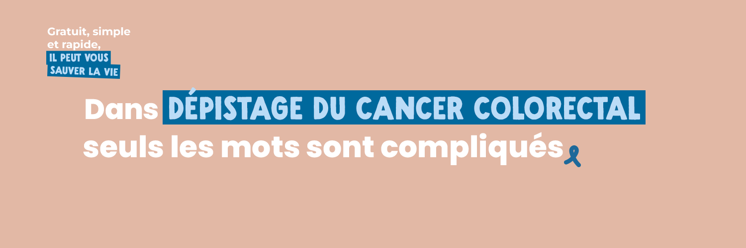 Le dépistage du cancer colorectal
