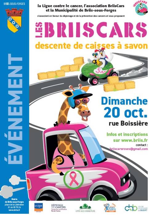 briis car octobre rose 2024 caisse a savon