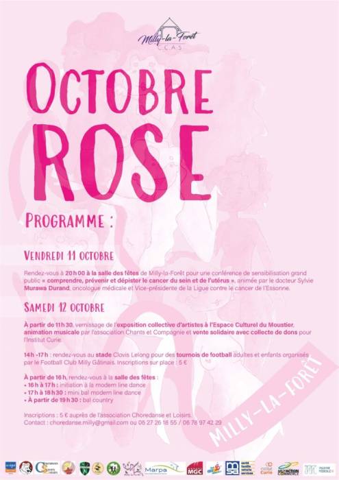 milly la foret conference cancer du sein octobre rose 2024