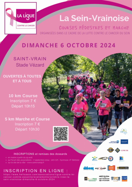 sein vrainoise octobre rose 2024 a saint vrain