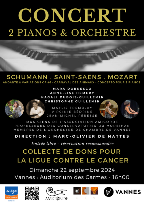concert pianos vannes ligue contre le cancer