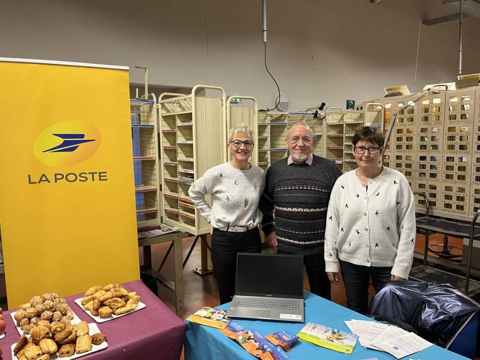 Sensibilisation à la plateforme de La Poste de Heillecourt