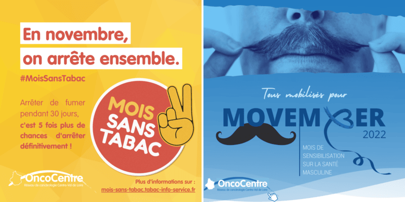 Movember et mois sans tabac