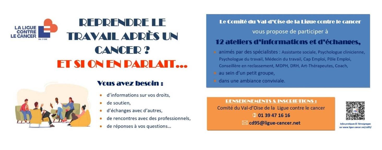 Affiche informative aide au retour à l'emploi