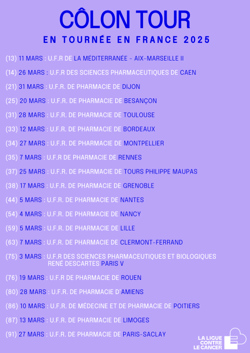 Côlon Tour facs de pharma
