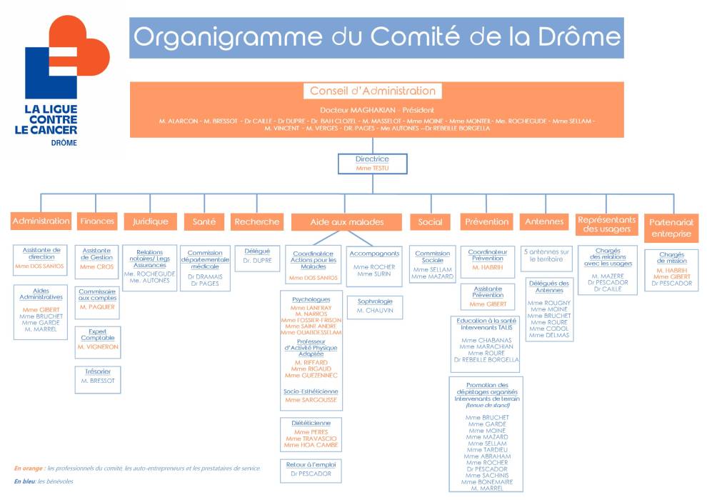 Découvrez les membres qui constituent notre Comité.