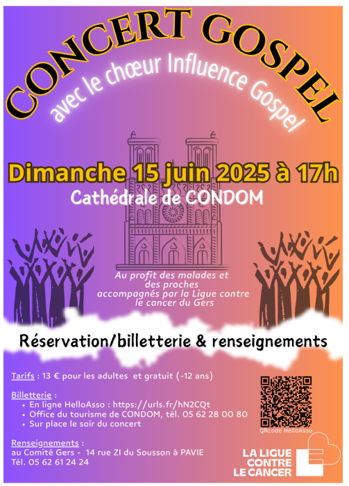 affiche concert Gospel