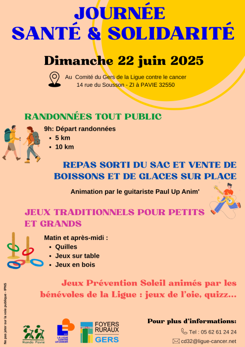 journée santé solidarité 