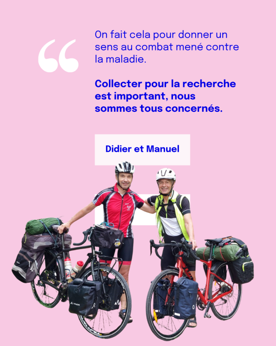 Défi solidaire Didier et Manuel