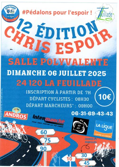 AFFICHE CHRIS ESPOIR 2025