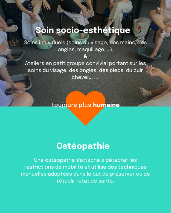 Soin socio-esthétique et ostéopathie