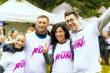 La Color run a lieue le 5 octobre Color Run Argenteuil