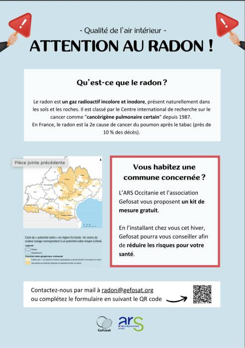 Attention au radon