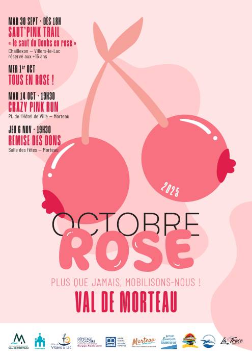 Affiche Crazy Pink Run Morteau