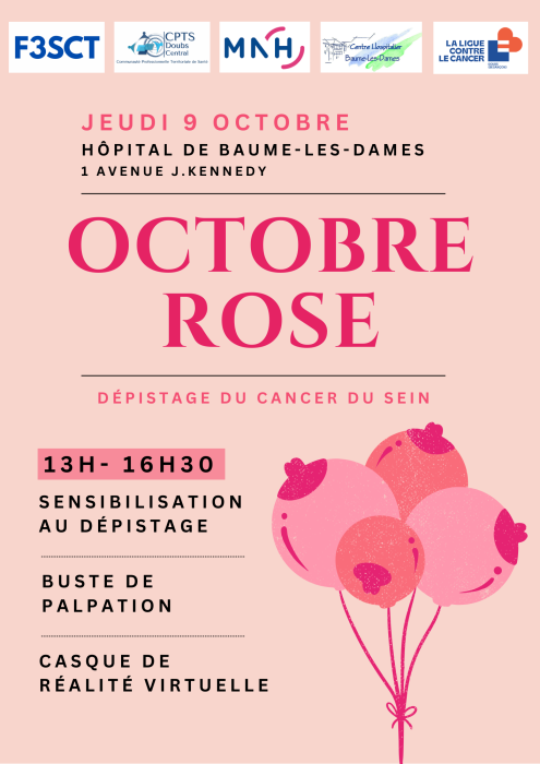 Affiche Octobre Rose 2025 CH BLD