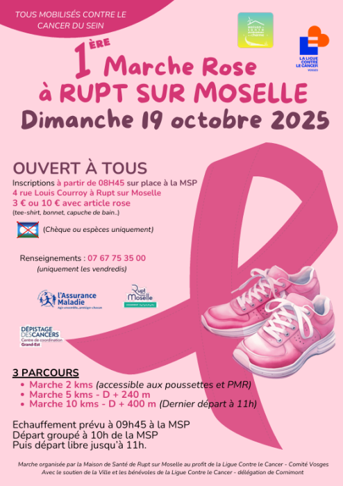 Marche Rose Rupt sur Moselle