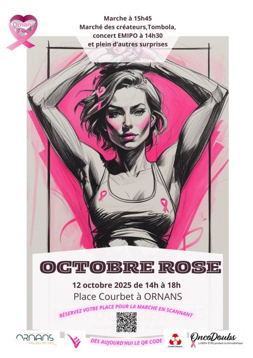 Affiche Octobre Rose 2025 Ornans