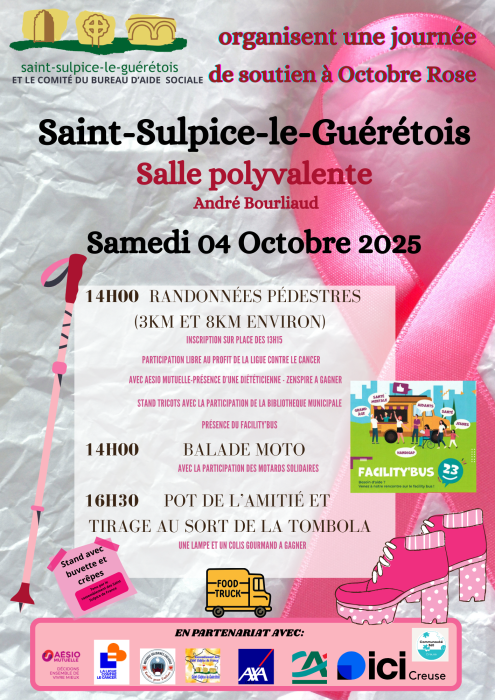 Affiche saint sulpice le Guérétois