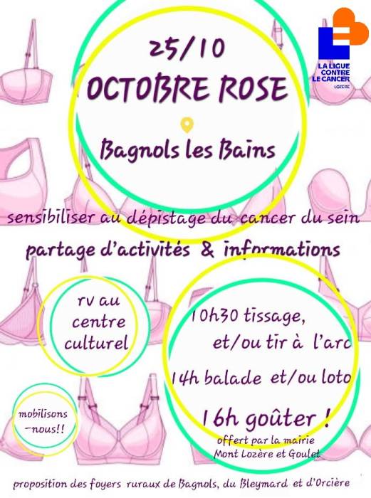 Octobre Rose Bagnols-les-Bains Octobre Rose Bagnols-les-Bains