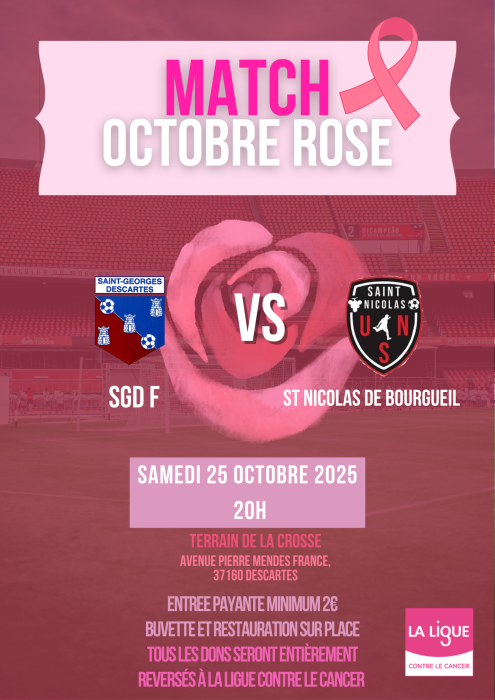 Match foot féminin