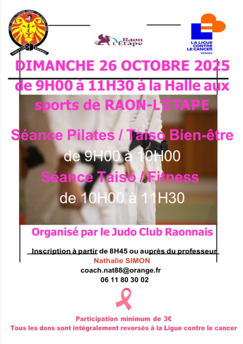 Pilate / Taiso à Raon l'Etape