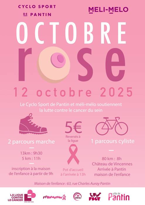 Affiche rose pantin 2025