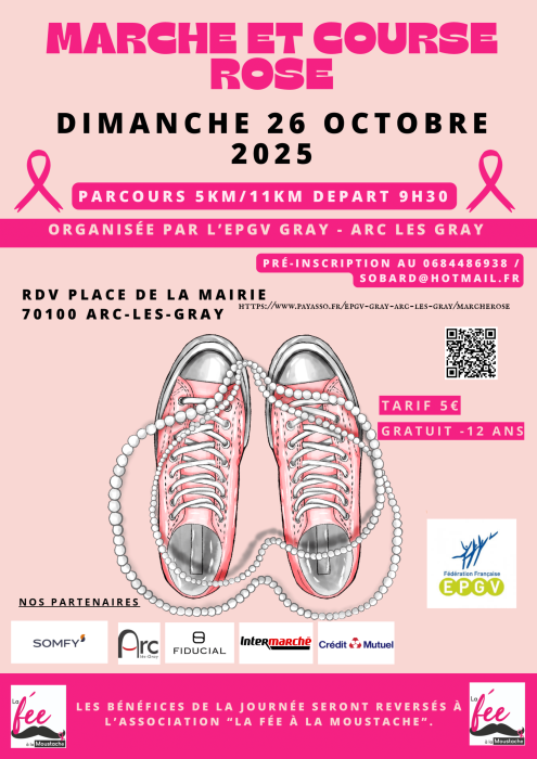 arc les gray octobre rose  2025
