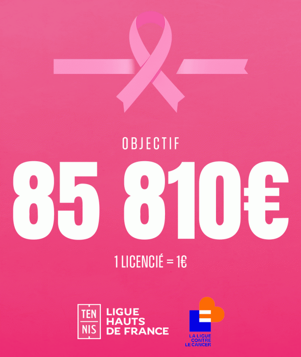 Octobre Rose Ligue de Tennis Hauts-de-France