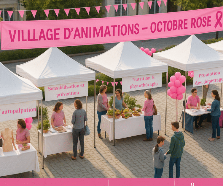 Affiche Octobre Rose Sarcelles 2025