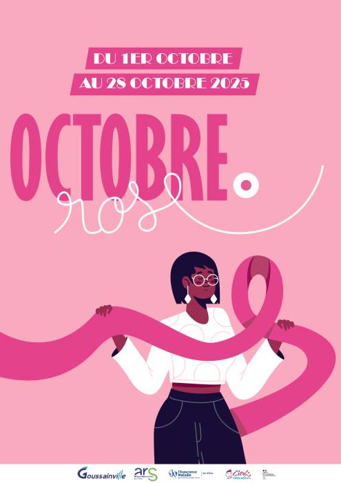 Affiche octobre rose Goussainville 2025