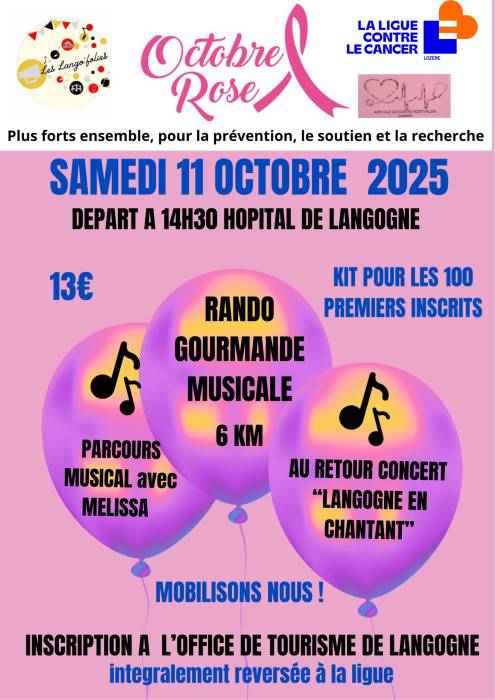 Octobre Rose Langogne Octobre Rose Langogne