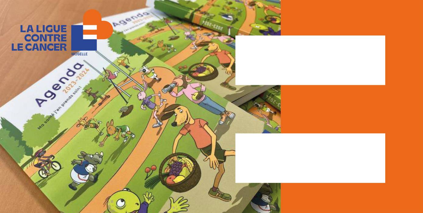 Agendas scolaires édités par la Ligue contre le cancer