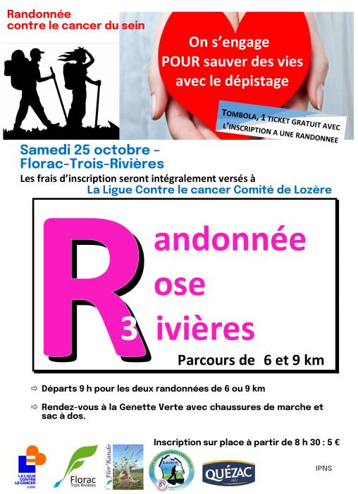 Octobre Rose Florac-Trois-Rivières